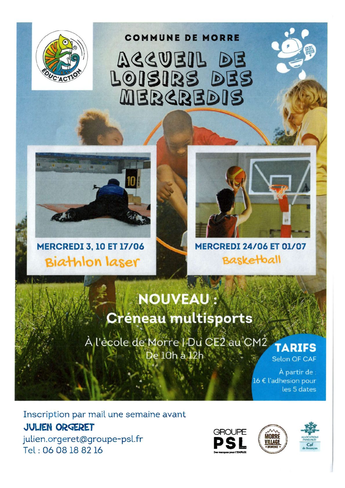 Accueil de Loisirs des Mercredis - Juin/Juillet 2026