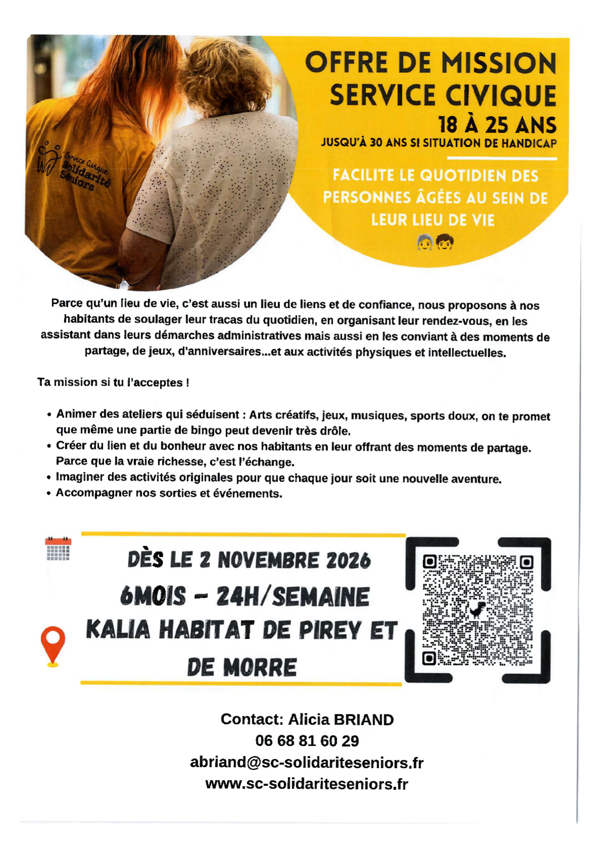 Offre de mission service civique