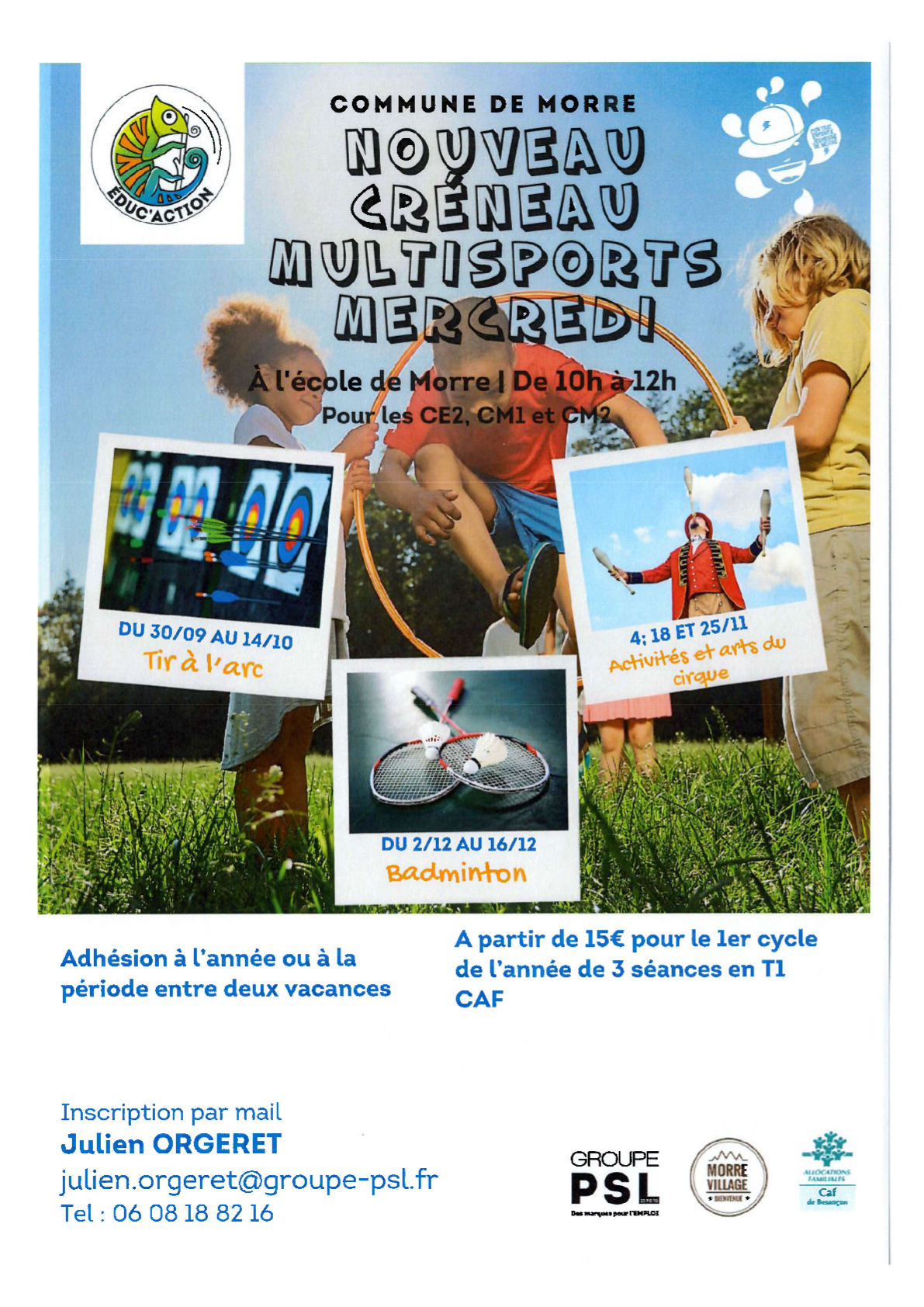 Les mercredis du sport